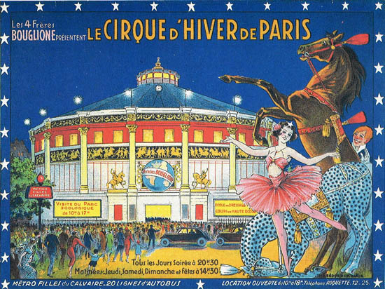 Les 4 frères Bouglione présentent le Cirque d'hiver de Paris