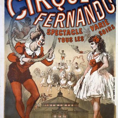 Les cirques dans les affiches